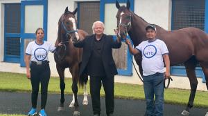 Nancy Bibian, Huckleberry Finn, Gary West, Tom Sawyer, Junior Perez, horse racing, America's Best Racing, ABR